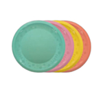 Återanvändbara Plasttallrikar Pastell