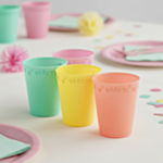 Återanvändbara Plastmuggar Pastell