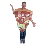 Pepperoni Pizza Maskeraddräkt