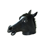 Häst Mask Svart