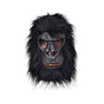 Gorilla Latexmask Svart