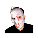 Blodstänk Mask Med Ljus