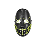 Anarchy LED Mask Svart/Neon