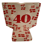 40 År Danska Flaggor Sångskydd
