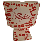Tillykke Danska Flaggor Sångskydd