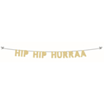 Hip Hip Hurraa Girlang Guld