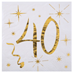 40 År Servetter