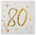 80 År Servetter