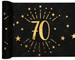 70 År Bordslöpare Guld/Svart