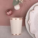 Prickiga Pappmuggar Roséguld/Ljusrosa