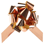Presentrosett Metallisk Roséguld