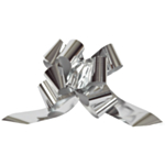 Presentrosett Metallisk Silver