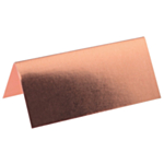 Bordkort Metallic Roséuld