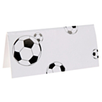 Fotboll Placeringskort Vit