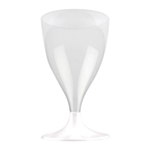 Återanvändbara Champagneglas Vit