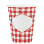 Rutig Picknick Pappersmuggar
