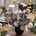 Metallisk Gren Silver