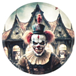 Horrow Clown Papperstallrikar