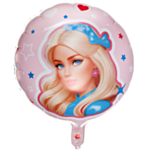 Girly Folieballong Ljusrosa