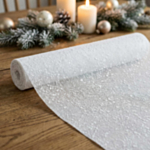 Snöflinga Bordslöpare Vit