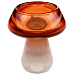 Svampformad Glasljusstake Orange