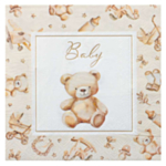 Little Teddy Servetter Elfenben