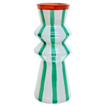 Randig Glasvas Celadon