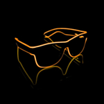 LED Wayfarer Glasögon Orange