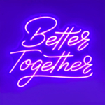 Better Together Neonskylt
