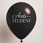Årets Student Ballonger Svart