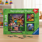 Minecraft® 3-i-1 Pussel