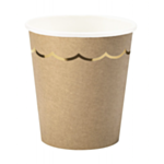 Pappmugg Kraft/Guld