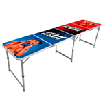 Beer Pong Bord Blond VS Brunett