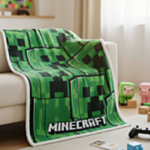 Minecraft® Creeper Fleecefilt
