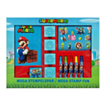 Super Mario® Stämpel & Tuschpennor Set