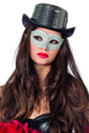 Glitter Mask Silver