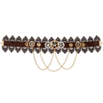 Steampunk Kugghjul Choker