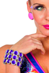 Armband Stenar Lila