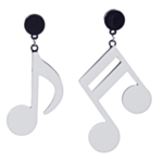 Musiknoter Örhängen