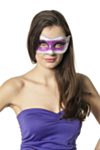 Elegant Ögonmask Lila/Vit