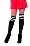 Cheerleader Knästrumpor Svarta