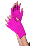 Fingerlösa Vantar Neonrosa