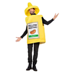 Yellow Mustard Senap Maskeraddräkt