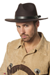 BrunCowboyhatt