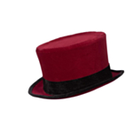Hög Hatt Vinröd