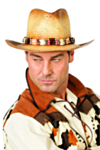 Cowboy Stråhatt Deluxe