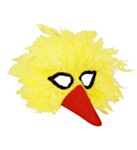 Gul fågelmask