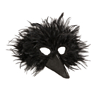 Fågelmask, svart