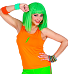 Blixt Linne Neonorange