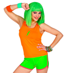 Hotpants Neongrön